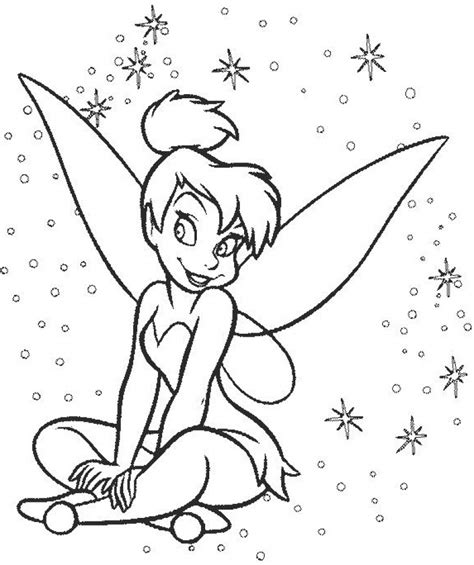 Tinkerbell Coloring Pages - Free Printable Coloring Pages for Kids