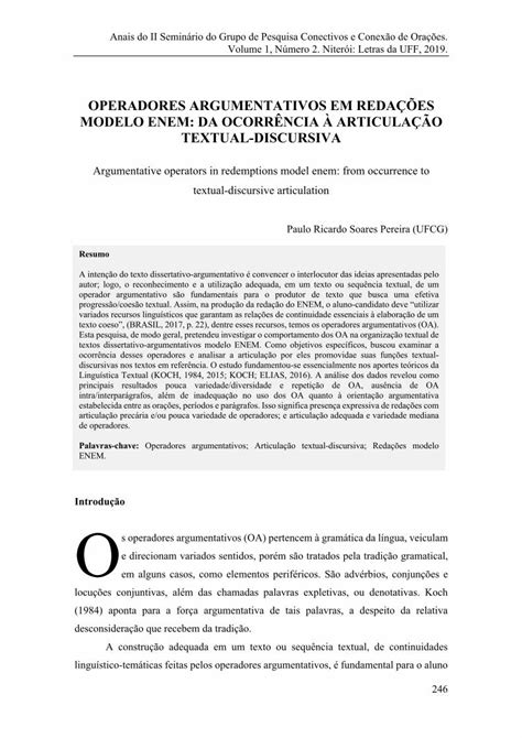 Pdf Operadores Argumentativos Em Reda Es Modelo Dokumen Tips