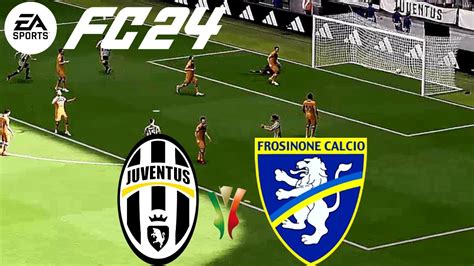 JUVENTUS vs FROSINONE COPA DA ITALIA SIMULAÇÃO FUTEBOL EA FC 24 YouTube