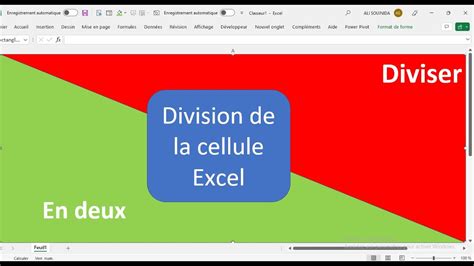 Diviser Une Cellule Excel En Deux AUTOMASITES