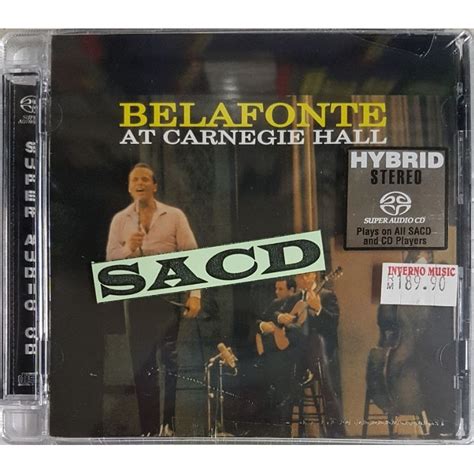 Harry Belafonte At Carnegie Hall Sacd Shopee Malaysia