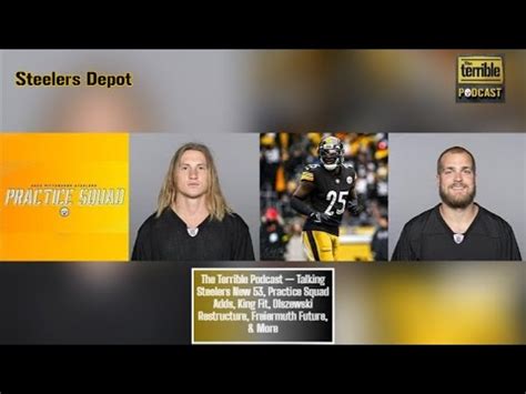 The Terrible Podcast Talking Steelers New Practice Squad Adds