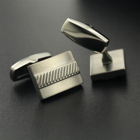 New Design French Style 316l Stainless Steel Cufflinks For Men In Tie