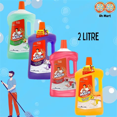 Mr Muscle Multi Purpose Cleaner With Assorted Fragrance 2l Shopee