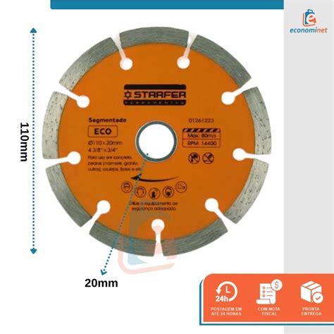 Disco Diamantado Eco Segmentado Starfer