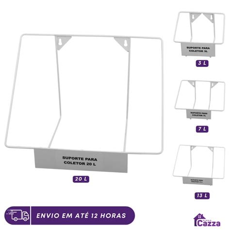 Suporte Para Caixa Coletora 3L 7L 13L 20L Material Perfurocortante