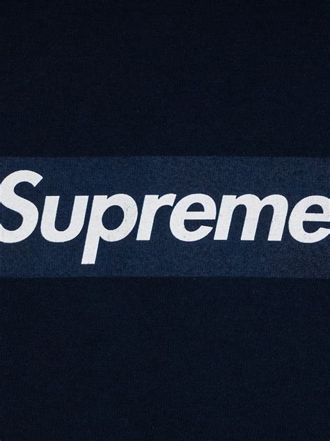 Supreme Box Logo T-shirt In Blue | ModeSens