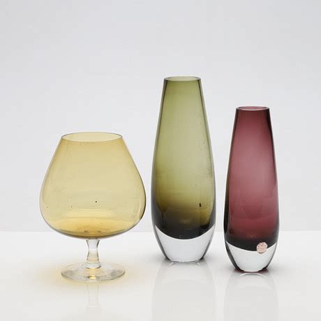 Vaser St Glas Bl A Sea Glasbruk Tal Glas Bruksglas