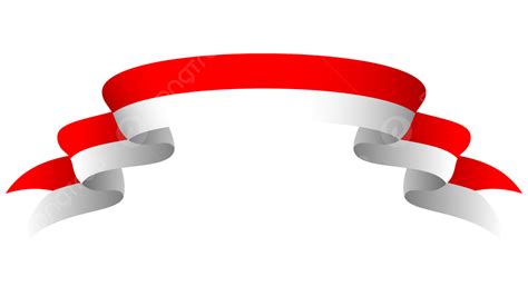 Indonesian Flag Vector Png Images Indonesian Flag Banner Ribbon