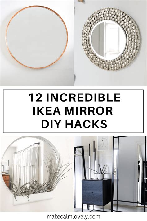 Incredible Ikea Mirror Diy Hacks