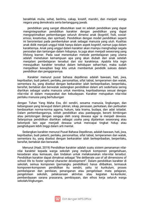 Solution Implementasi Pelaksanaan Pendidikan Karakter Sebagai Landasan