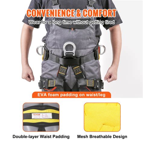 VEVOR Half Body Safety Harness, Tree Climbing Harness Manual - VEVOR Blog