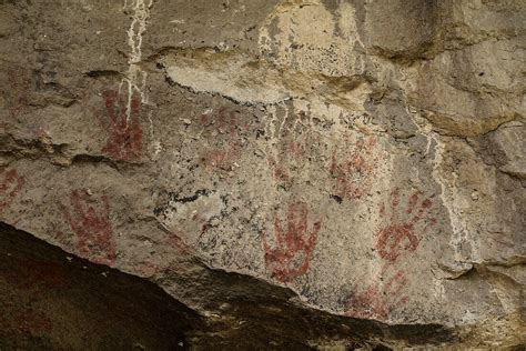 Year Old Pictograph Rock Art License Image Image