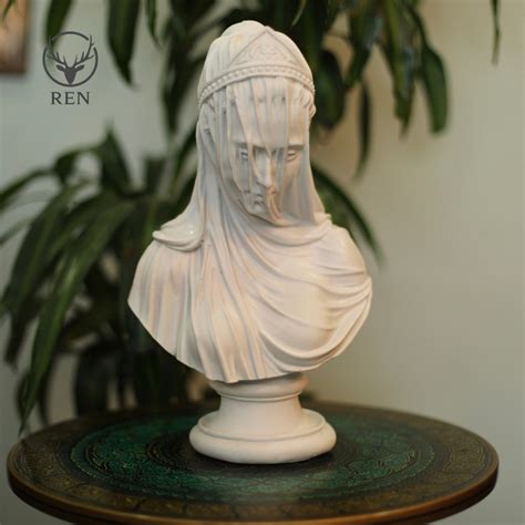 Large Veiled Lady Statue Veiled Virgin Mother Mary Etsy