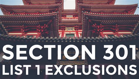 section  exclusions trade war news