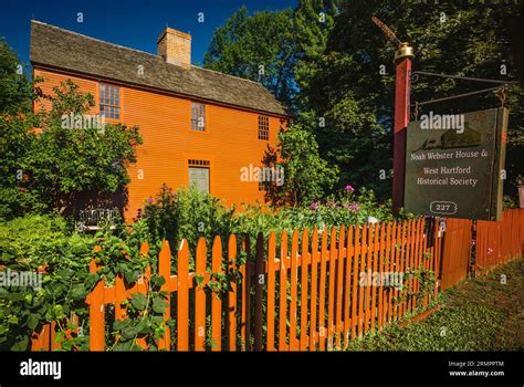 Noah Webster House West Hartford Connecticut Usa Stock Photo Alamy