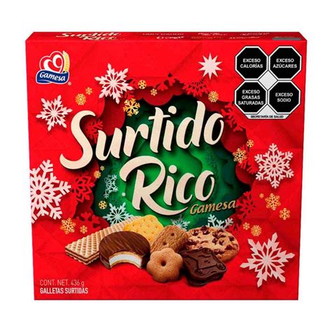 Galletas Gamesa Surtido Rico Navidad Gr Soriana