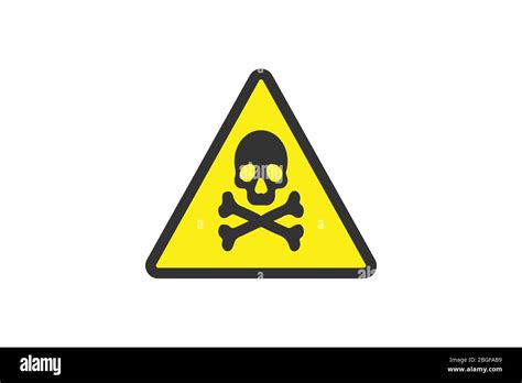 Flat Yellow Hazard Warning Symbol Warning Icon And Sign Of Danger