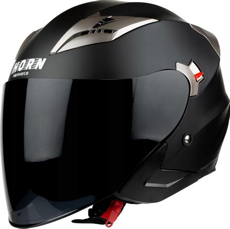 Kask Motocyklowy Horn Kask Motocyklowy Blend Czarna Szyba Zestaw