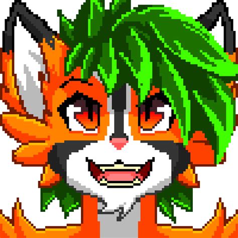 Cute Cat Fox In Pixelart By Lekfurry On Deviantart