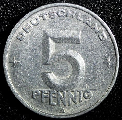 Pfennig Germany Democratic Republic Ddr Aluminum A Km