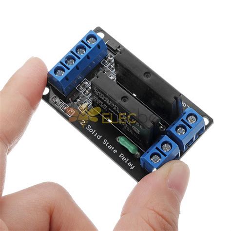 2 Channel Dc 24v Relay Module Solid State High And Low Level Trigger