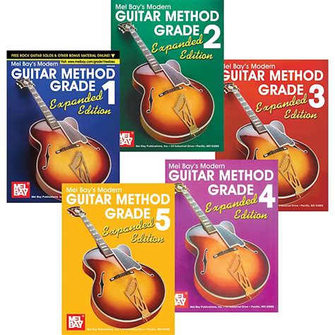 Mel Bay Modern Guitar Method Expanded Edition Grades 1 5 Music123