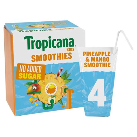 Tropicana Kids Pineapple And Mango Smoothie Ocado