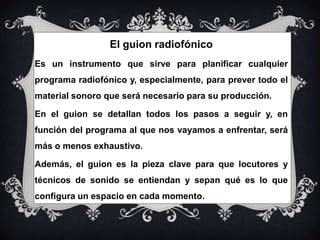 Guion De Radio Ppt