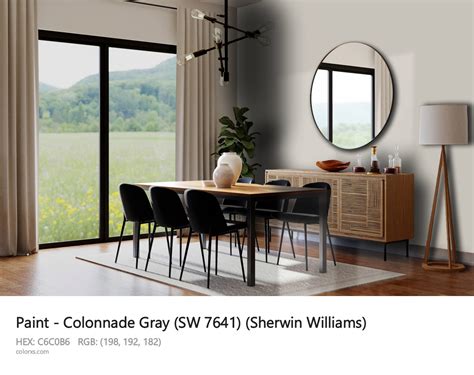 Sherwin Williams Colonnade Gray Sw 7641 Paint Color Codes Similar