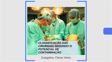 Classifica O Das Cirurgias Segundo O Potencial De Contamina By Cleiva