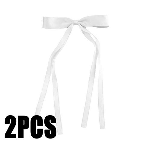 Pcs Hair Clips For Women Tassel Ribbon Bowknot Hair Clips With Long