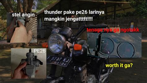 thunder pake pe  tarikan bawah mantepulasan lengkaptutorial