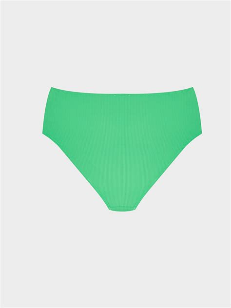 XSIDE Yeşil Kadın Düz Bikini Alt S FI Z FNZ LCW