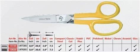 Kretzer Spirale TECX 2 13920 47920 8 0 20 Cm Kevlar Shears For Sale