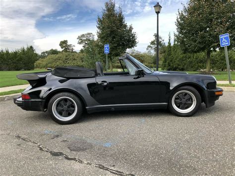 1989 Porsche 911 Turbo Black, Convertible, RWD - Classic Porsche 911 ...