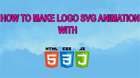 How To Create Svg Logo Animation With Html Css And Javascript Youtube