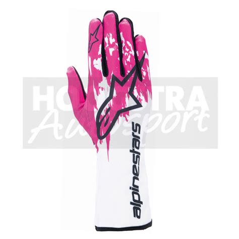 Alpinestars Karthandschoen Tech 1K V3 FIA 8877 2022 Roze Hoogstra