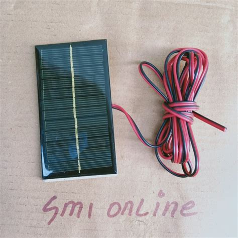 Jual Modul Solar Cell Panel Surya Mini 6v 1w 200ma Shopee Indonesia