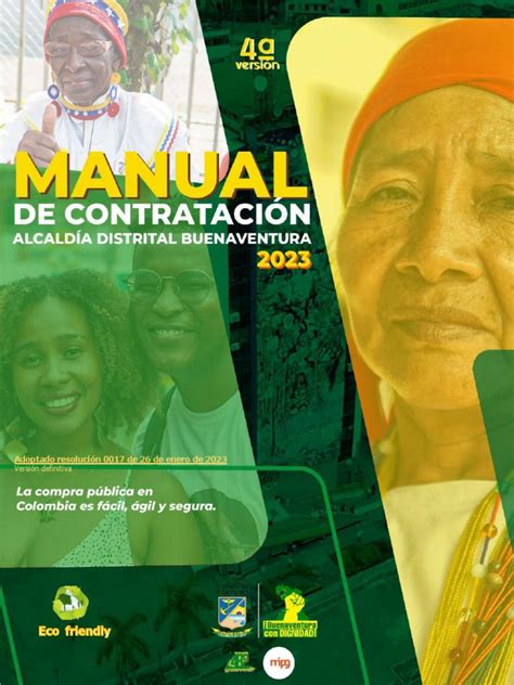 Manual De Contratacion Version 4 Res 017 De 26 01 2023 12 Descargar Gratis Pdf Presupuesto