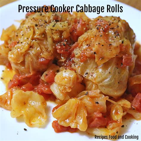 Pressure Cooker Cabbage Rolls