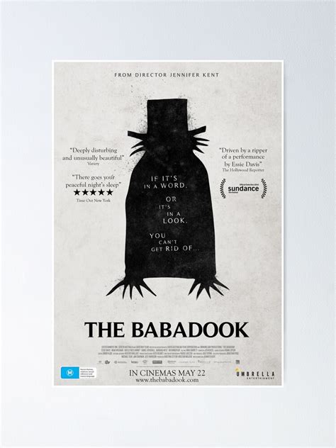 "The Babadook Movie Poster" Poster by rollthemall | Redbubble