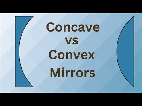 Concave And Convex Mirrors