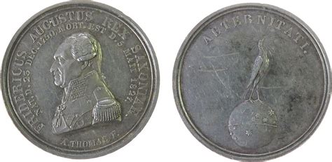 Vor Medaille Silber Friedrich August Iii Auf