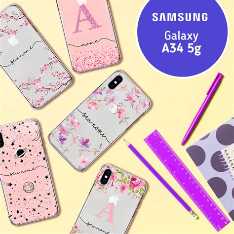 Capa Capinha Samsung Galaxy A G Transparente Personalizada