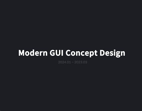 Modern Ui Concept Design Behance