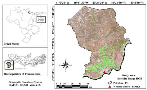 -Spatial map of location of the study area, Petrolina, Pernambuco,... | Download Scientific Diagram