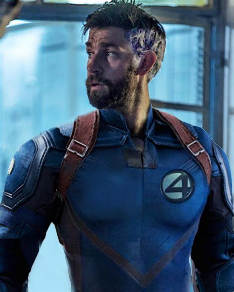 John Krasinski Fantastic Four Reed Richards Fan Art O Capacitor