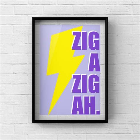 Zig A Zig Ah Spice Girls Print Etsy