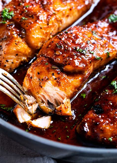 Honey Garlic Glazed Salmon | Recipe Cart